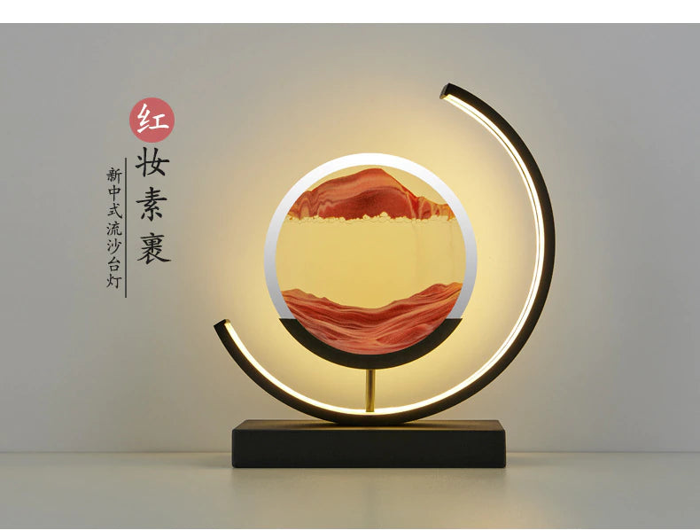 Xiaomi 7Inch Moving Sand Art Picture Round Glass 3D Deep Sea Sandscape In Motion Display Flowing Sand Frame Kids Gift Home Decor