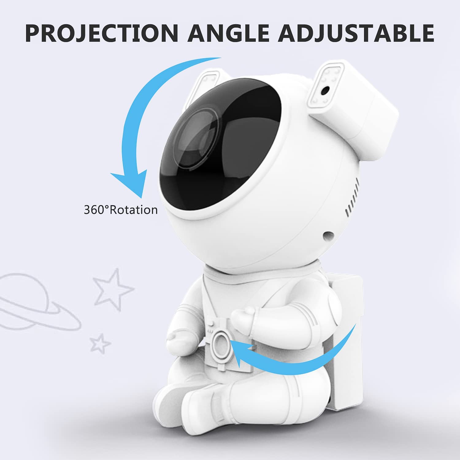 NEW Astronaut Galaxy Starry Projector Night Light