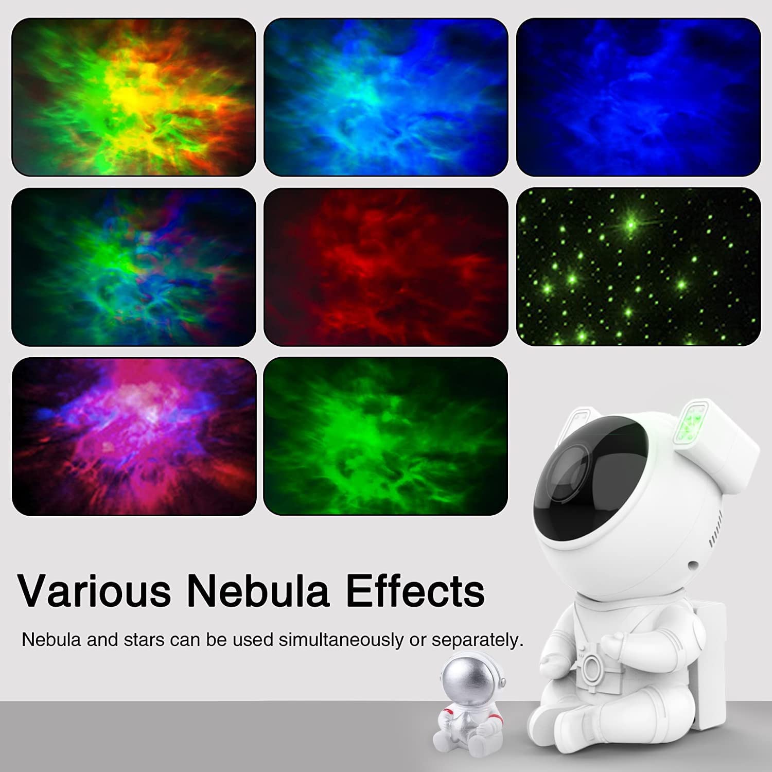 NEW Astronaut Galaxy Starry Projector Night Light