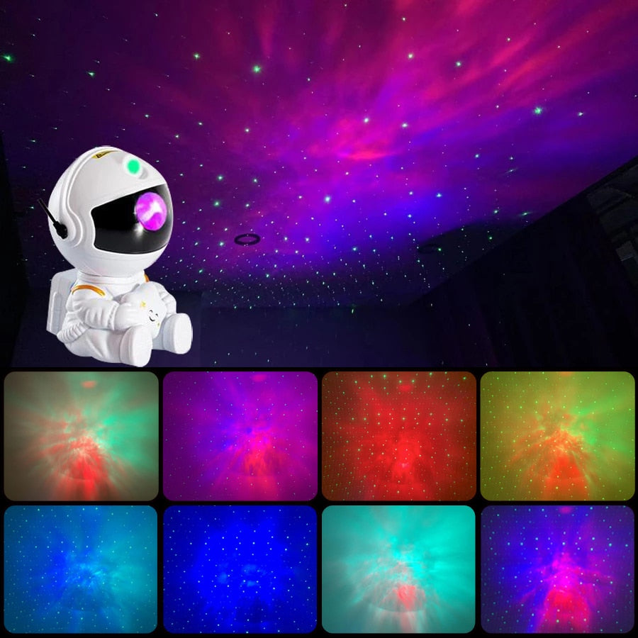 NEW Astronaut Galaxy Starry Projector Night Light