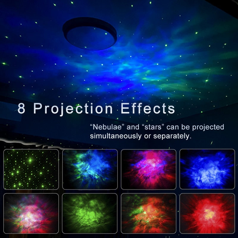 Galaxy Star Projector Starry Sky Night Light