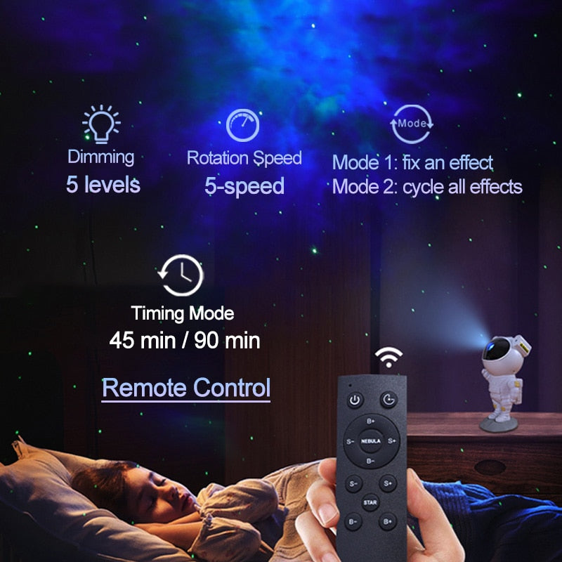 Galaxy Star Projector Starry Sky Night Light